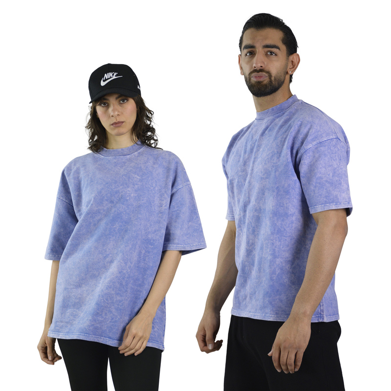 تیشرت باکسی اسپرت سنگشور مدل ZRA-4B0293 نیلی روشن