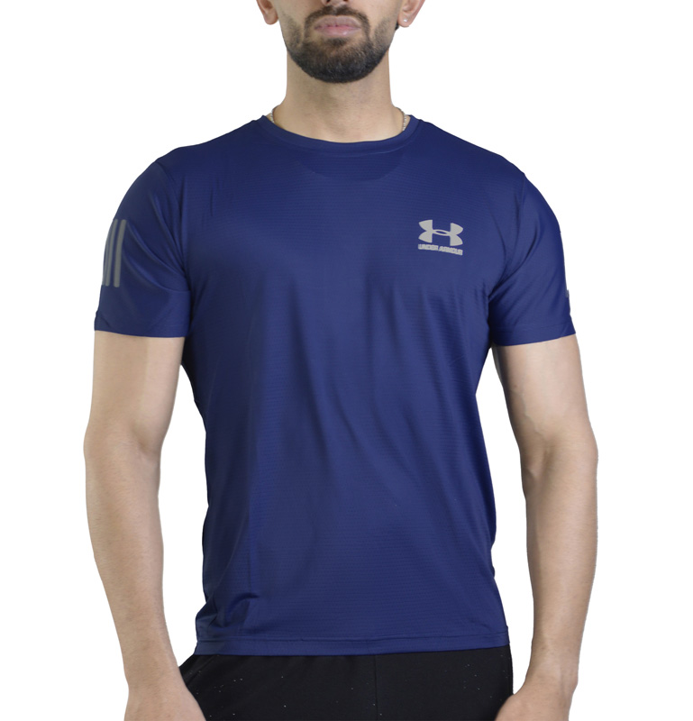 تیشرت ورزشی مردانه آندر آرمور مدل 4B0238 سرمه ای