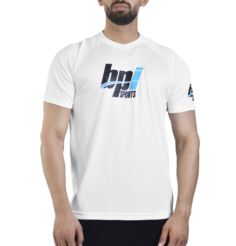 تیشرت ورزشی مردانه بی پی آی مدل TKS-4B0248 سفید