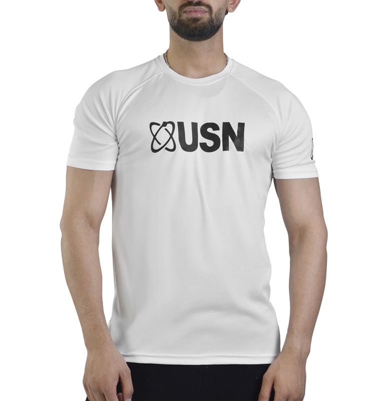 تیشرت ورزشی مردانه یو اس ان مدل TKS-4B0243 سفید