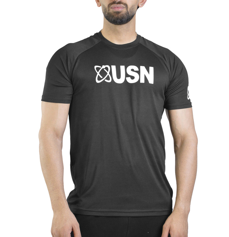 تیشرت ورزشی مردانه یو اس ان مدل TKS-4B0243 مشکی
