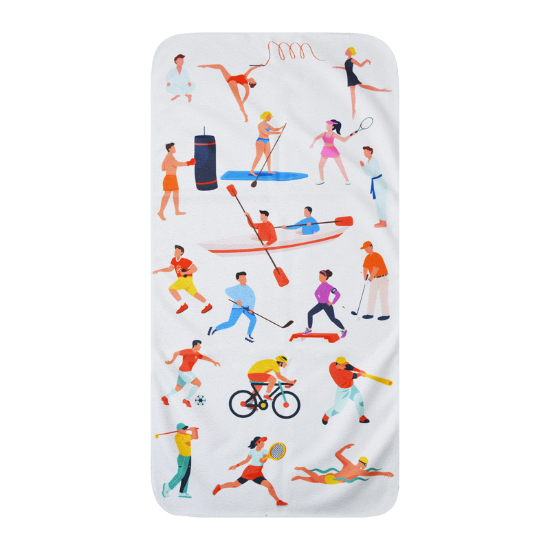 حوله ورزشی مدل 404C0381-Dript ابعاد 100 در 50 سانتی متر