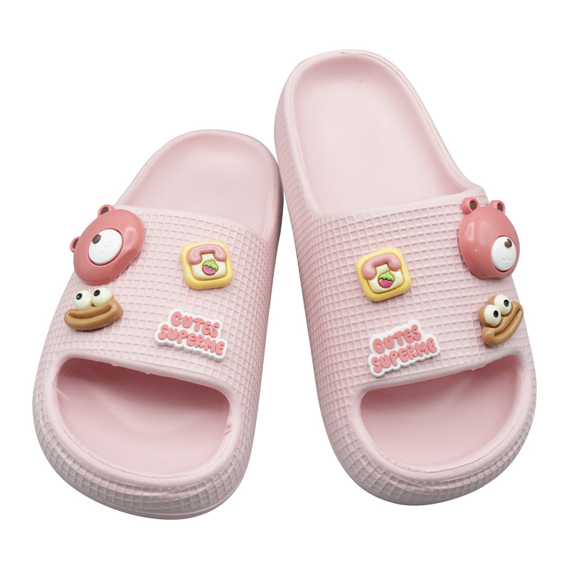 دمپایی استیکر دار زنانه تدی مدل 2164 صورتی