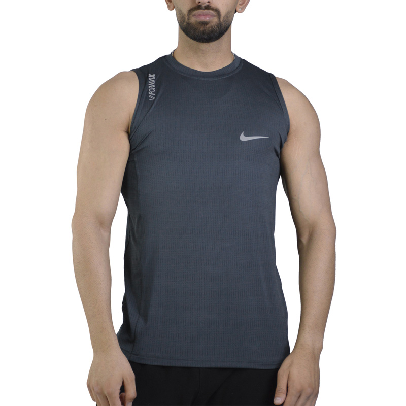 رکابی ورزشی مردانه نایک مدل GMS-Dri Fit-00011  طوسی تیره