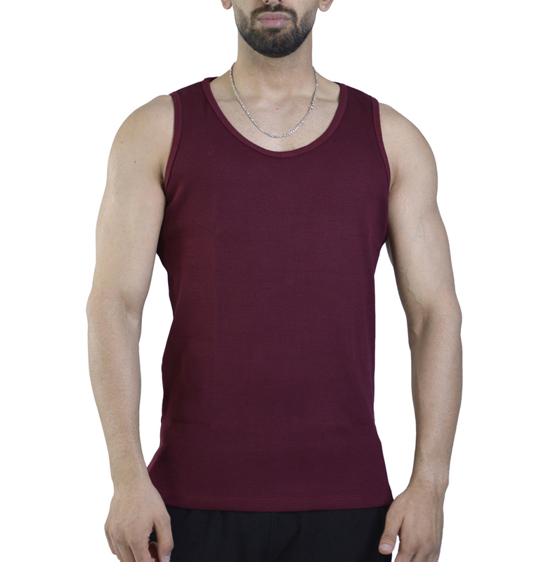 رکابی تنک تاپ کبریتی مردانه کچ مدل 4B0233 زرشکی