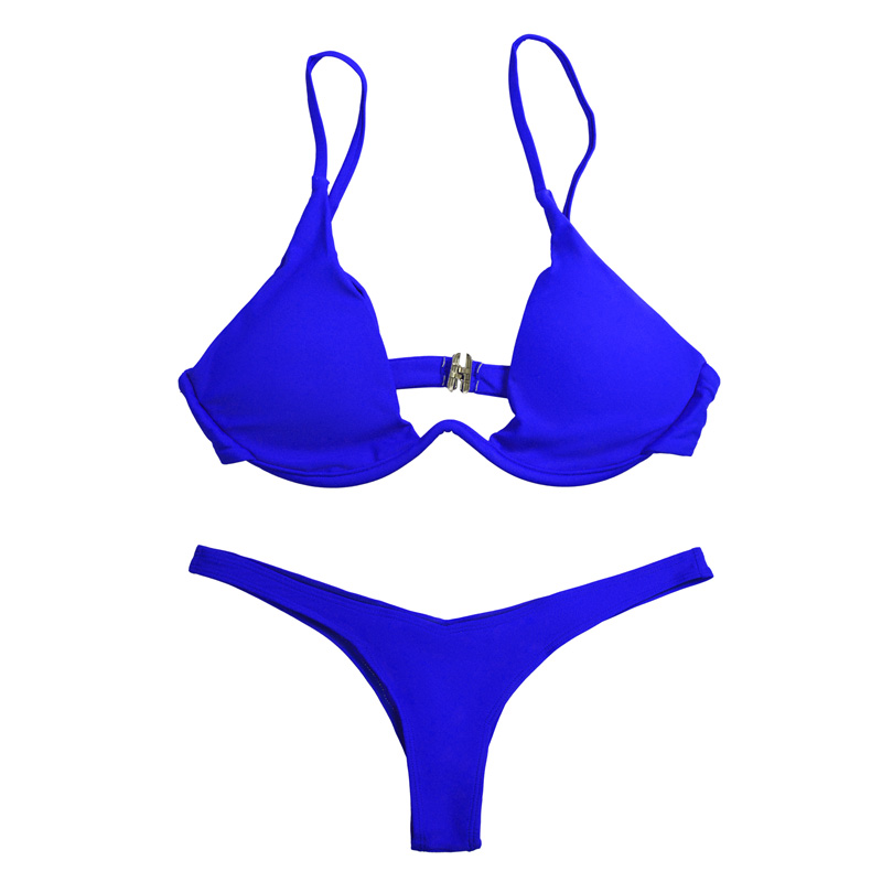 ست بیکینی زنانه مدل 4B0173 آبی