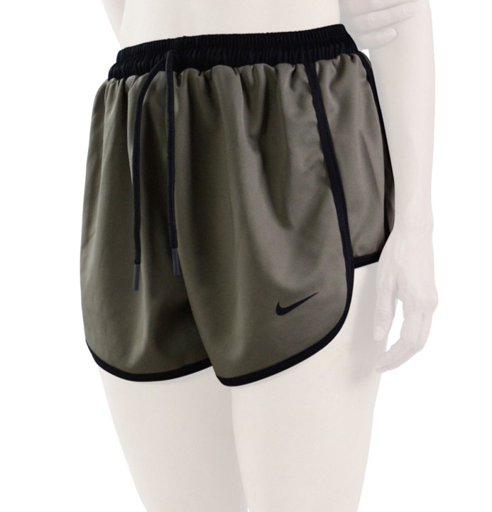 شلوارک ورزشی زنانه نایک مدل Dri Fit-4B0163 خاکی