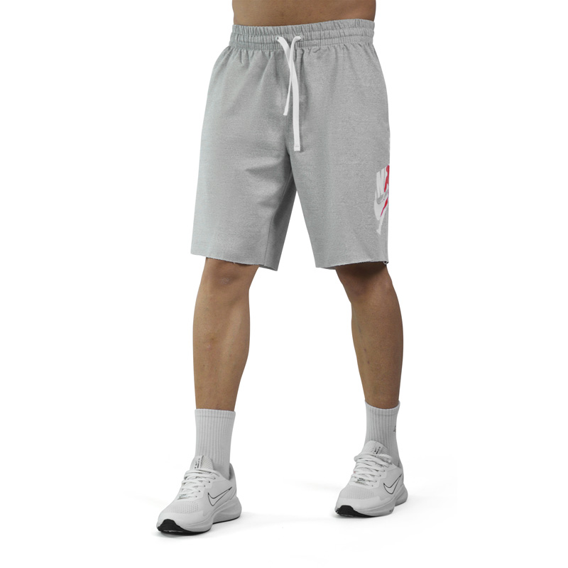 شلوارک ورزشی مردانه نایک جردن مدل Dri Fit-4296 طوسی روشن