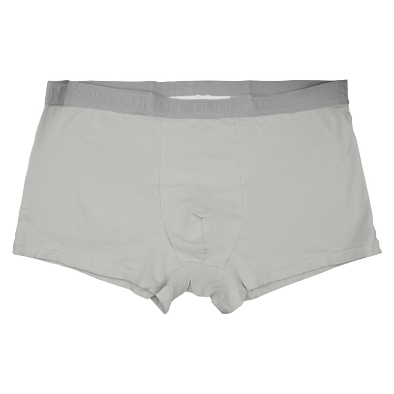 شورت پادار مردانه پیور کتون مدل A6192 طوسی روشن