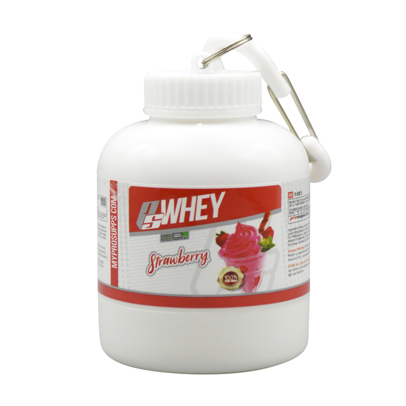 قیف پروتئین پرو ساپس مدل Strawberry ظرفیت 170 میلی لیتر