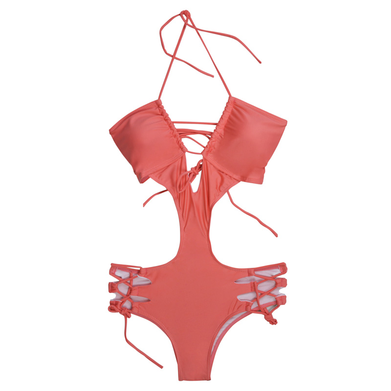 مایو اسلیپ زنانه مدل 4B0228 گلبهی