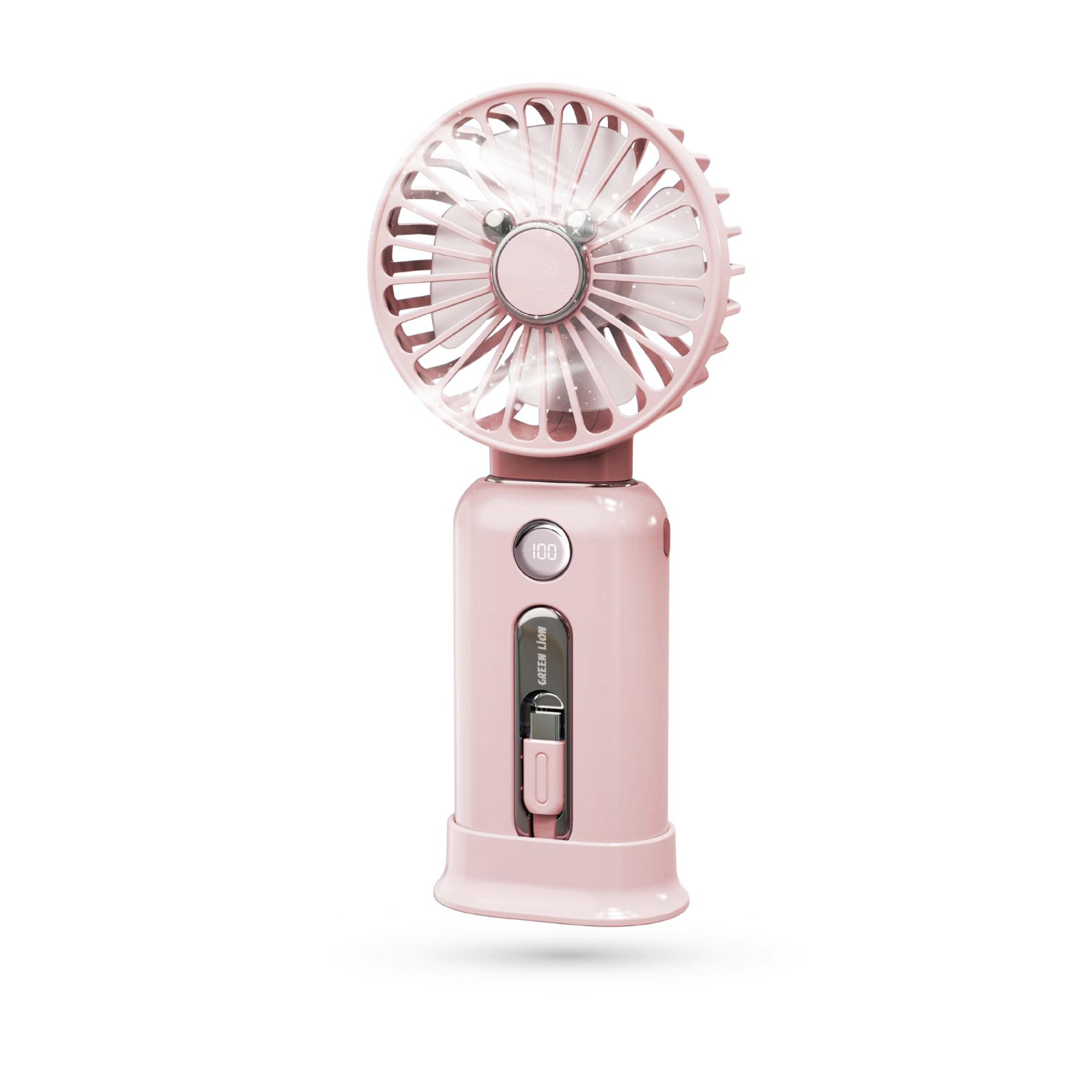 پنکه دستی و پاوربانک پرتابل گرین لاین مدل WindMate