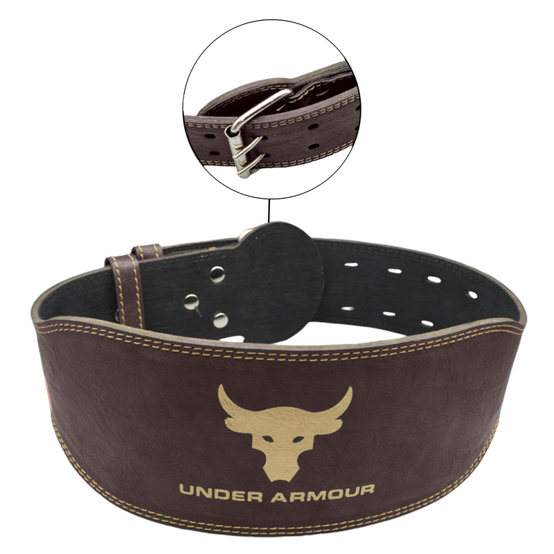 کمربند بدنسازی آندر آرمور مدل ELM- 403E1080 سگکی قهوه ای روشن