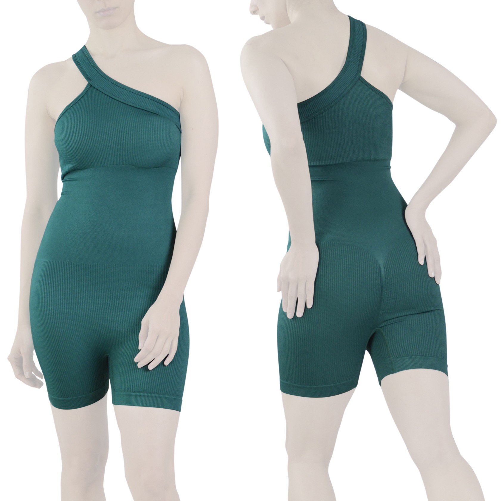 اورال سرهمی کوتاه ورزشی زنانه مدل MM-15 سبز آبی