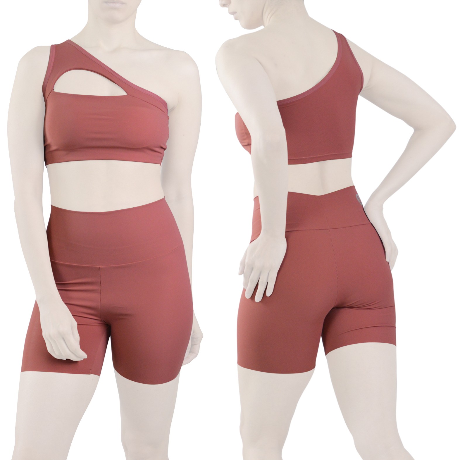 ست نیم تنه و کشاله بند ورزشی زنانه لولولمون مدل 7102 پوست پیازی