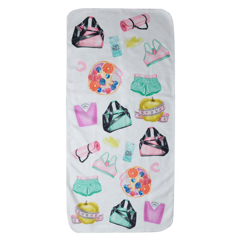 حوله ورزشی مدل 404C0436-Gymi ابعاد 100 در 50 سانتی متر