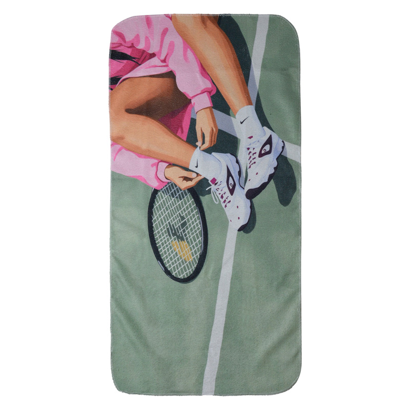 حوله ورزشی مدل 404C0451-Tenni ابعاد 100 در 50 سانتی متر