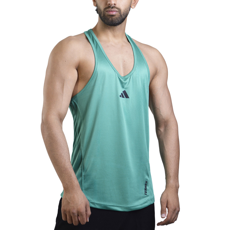 رکابی ورزشی مردانه آدیداس مدل PY-4D0503  سبز آدامسی تیره