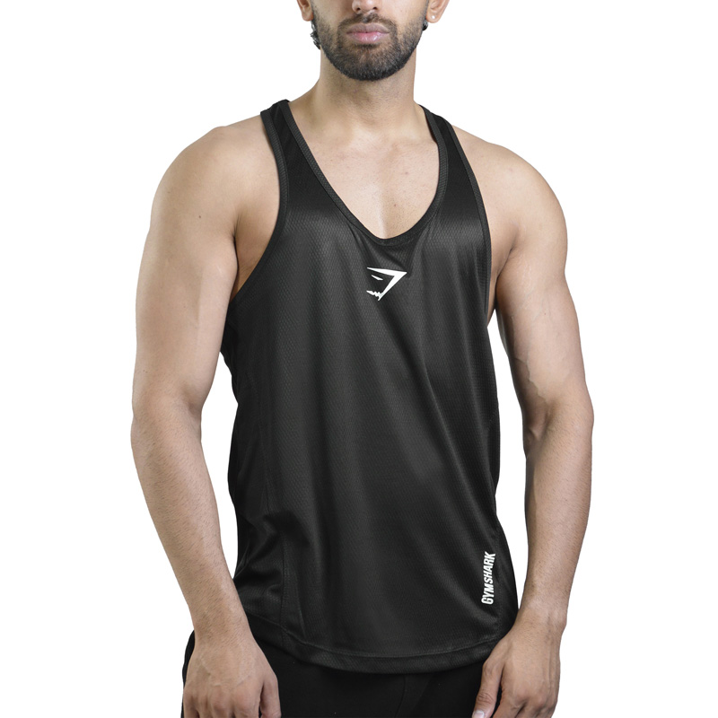 رکابی ورزشی مردانه جیم شارک مدل PY-4D0498 مشکی