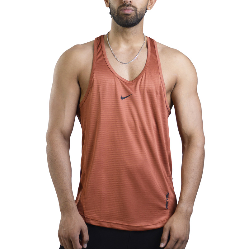 رکابی ورزشی مردانه نایک مدل PY-4D0493 آجری