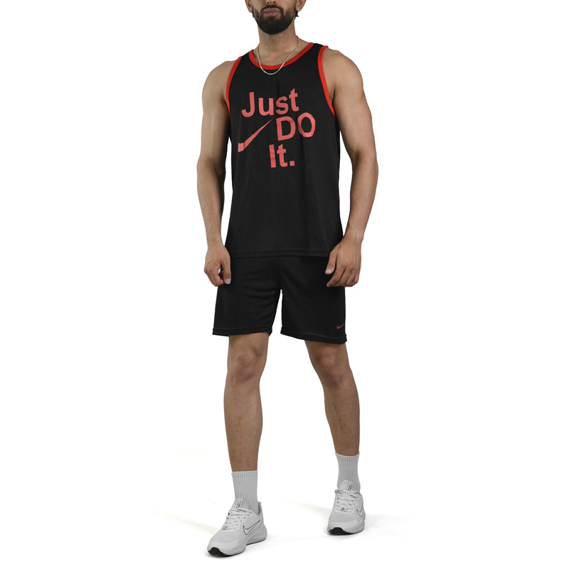 ست رکابی و شلوارک ورزشی مردانه نایک مدل PY-JDI-4C0448 مشکی قرمز