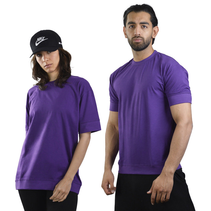 تیشرت اسپرت بیسیک زارا مدل M3-4D0543 بنفش