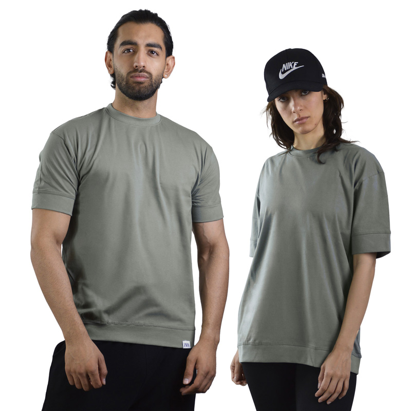 تیشرت اسپرت بیسیک زارا مدل M3-4D0543 طوسی تیره