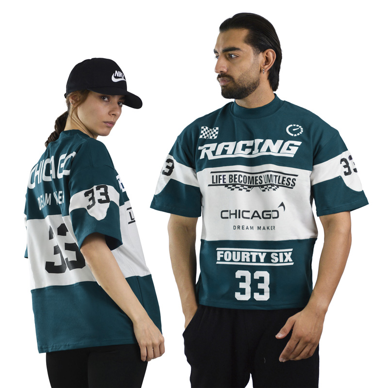 تیشرت اسپرت ریسینگ شیکاگو مدل ZRA-4D0558 کله غازی