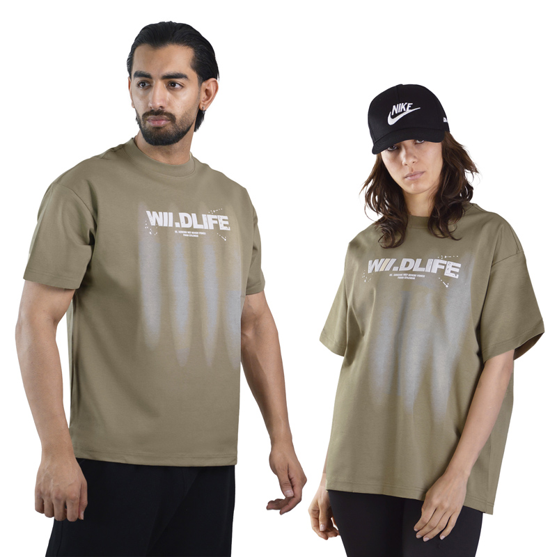 تیشرت باکسی اسپرت توبن هوم مدل GB816 خاکی