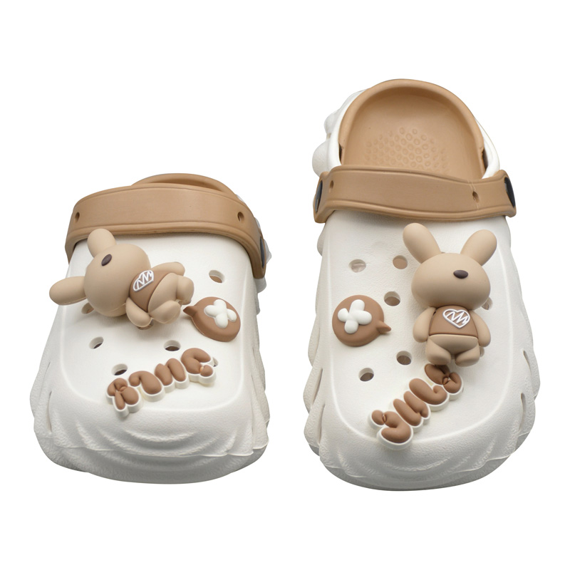 دمپایی کراکس زنانه جولای مدل Bunny-230 نسکافه ای