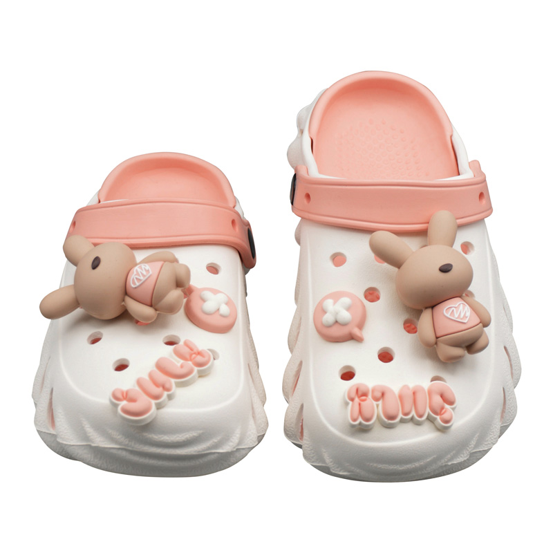 دمپایی کراکس زنانه جولای مدل Bunny-230 گلبهی