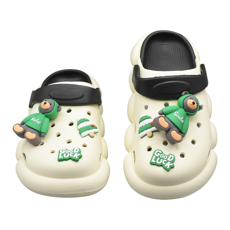 دمپایی کراکس زنانه گود لاک مدل Teddy Bear-235 شیری