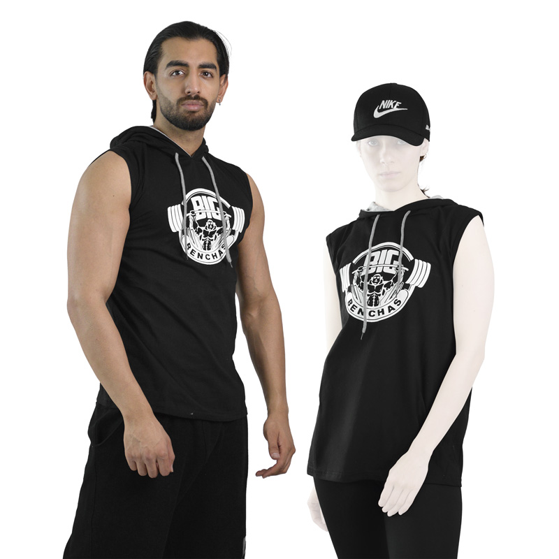 رکابی کلاهدار اسپرت بیگ بنچس مدل SHM-4D0563 مشکی