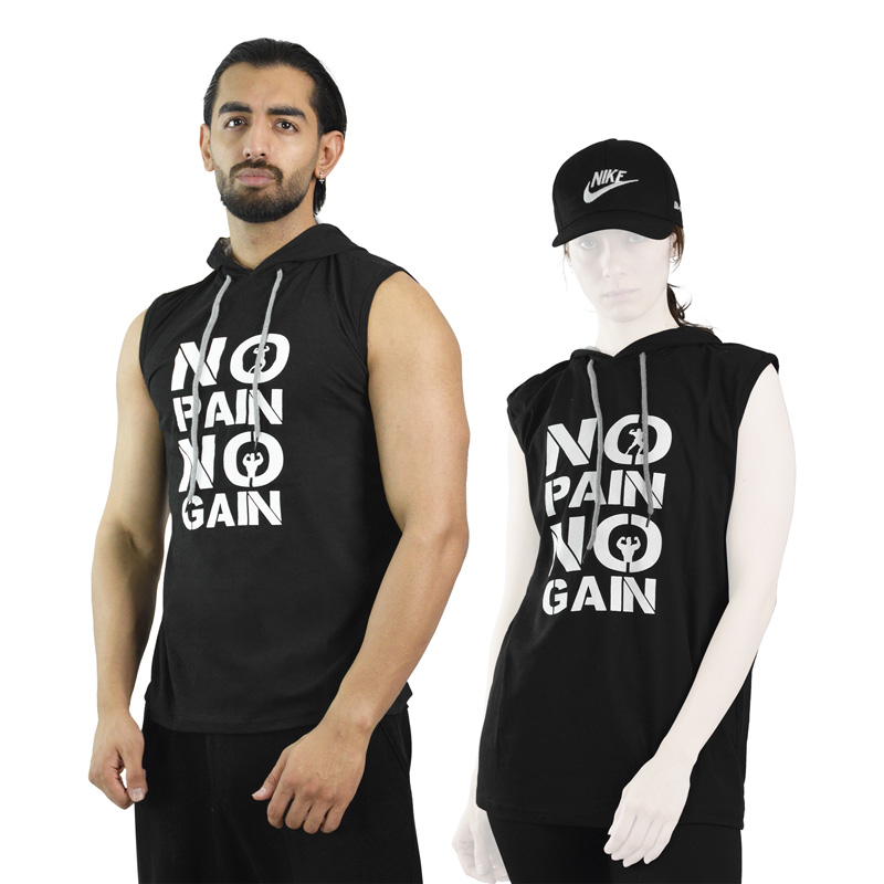 رکابی کلاهدار اسپرت مدل SHM-4D0573 مشکی