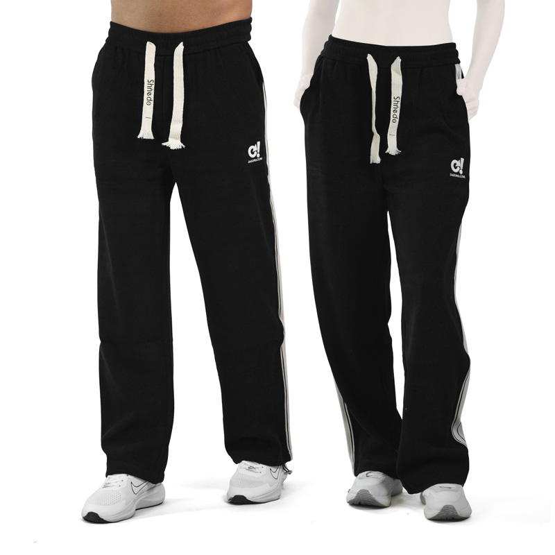 شلوار مخمل کبریتی اسپرت لوشنجی مدل LSJ 2382 مشکی