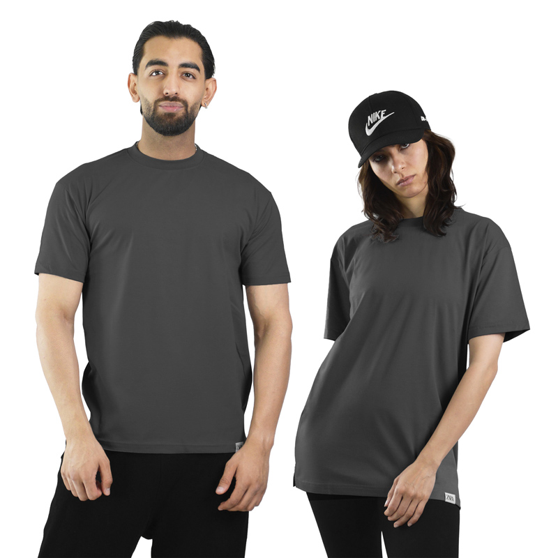 تیشرت اسپرت بیسیک مدل M3-4C0353 طوسی تیره