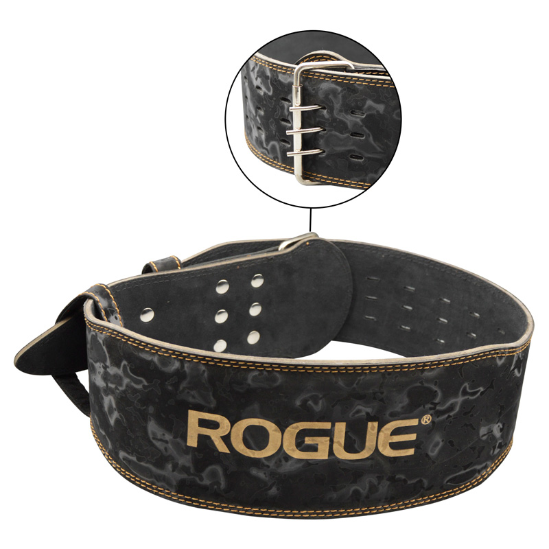 کمربند پاورلیفتینگ و بدنسازی روگ عرض سگک 10cm مدل ELM- 404D0626 سگکی مشکی