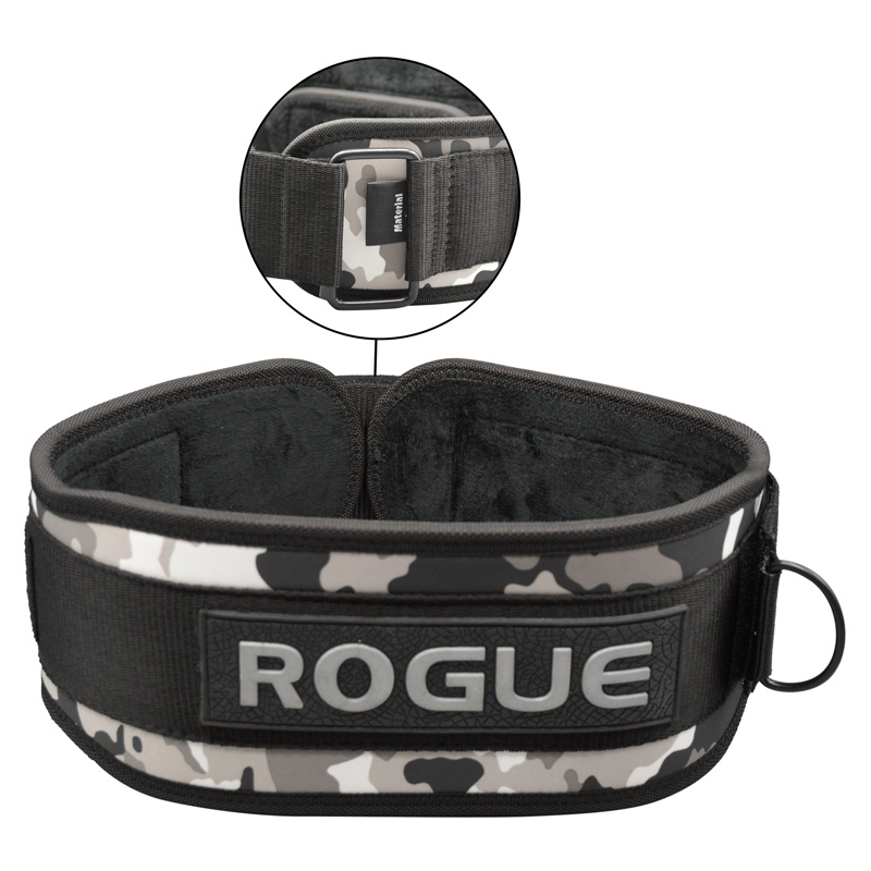 کمربند بدنسازی روگ مدل ELM-404D0591 چسبی چریکی طوسی