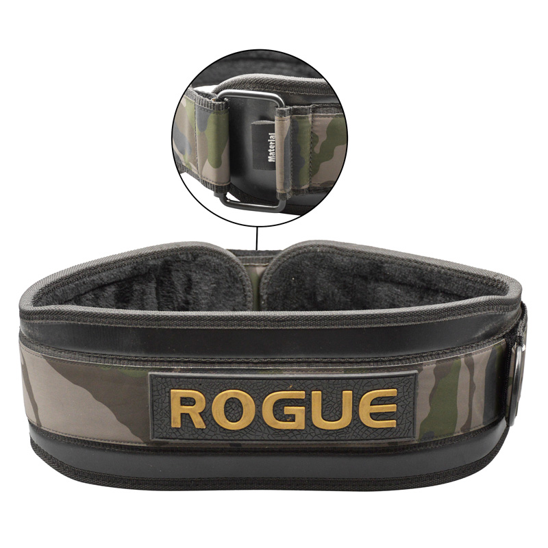 کمربند بدنسازی روگ مدل ELM-404D0596 چسبی چریکی سبز