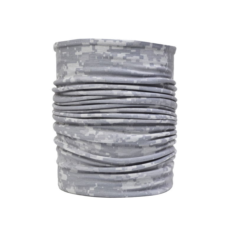 اسکارف و دستمال سر و گردن تو کرکی اسموک گری مدل 8830 زمستانی