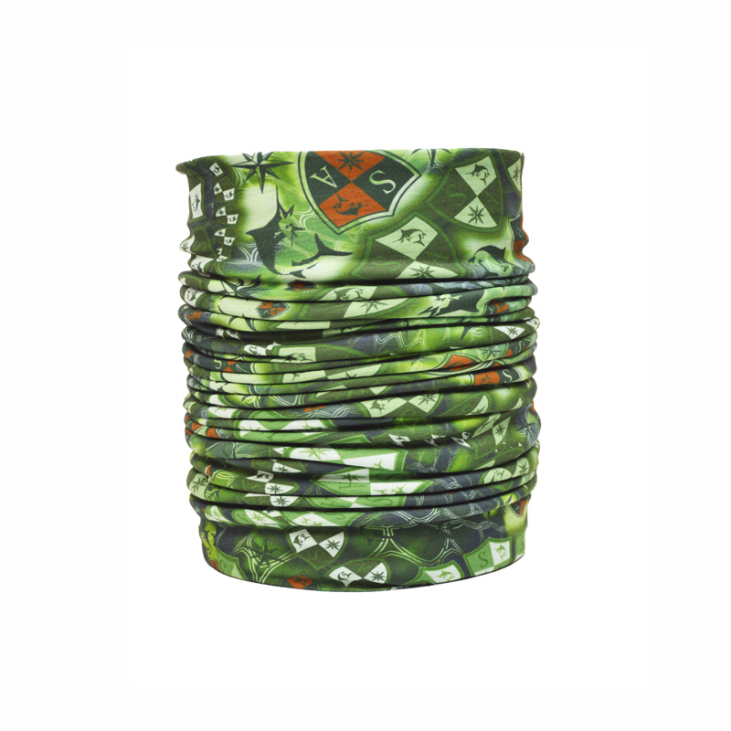 اسکارف و دستمال سر و گردن تو کرکی گرین اسپایرال مدل 8780 زمستانی