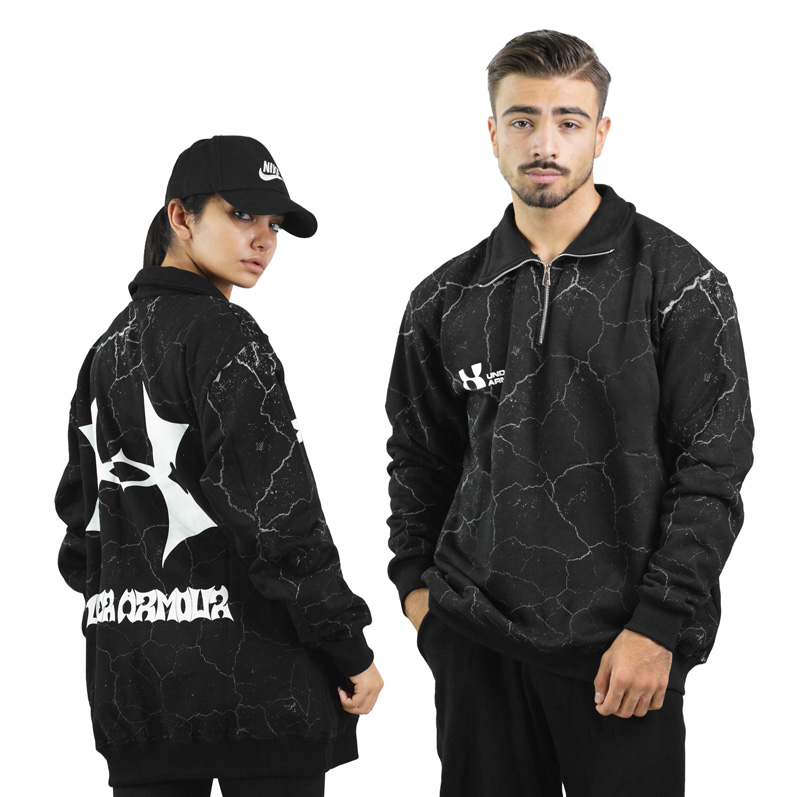 دورس نیم زیپ آندر آرمور مدل SPL-JDI-4F0718 مشکی