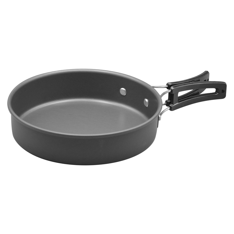 ماهیتابه دسته تاشو کمپینگ مدل 404F0956  کاور دار