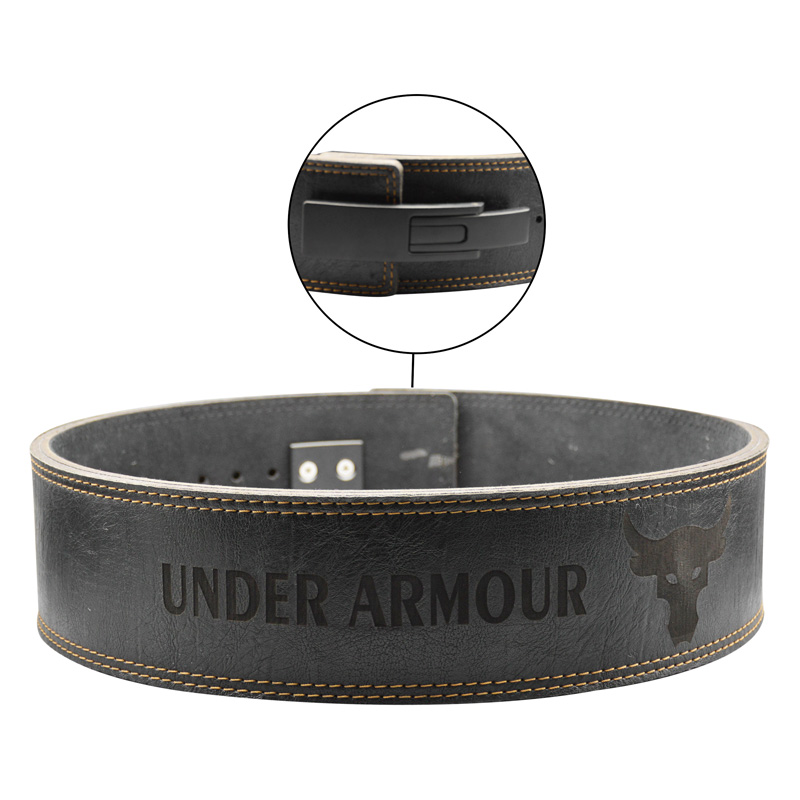 کمربند سوپر پاورلیفتینگ و بدنسازی آندر آرمور مدل ELM-404G1001 اهرمی مشکی