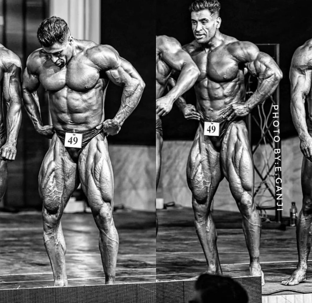 تصویر بدن خوش فرم حمید کمیزی