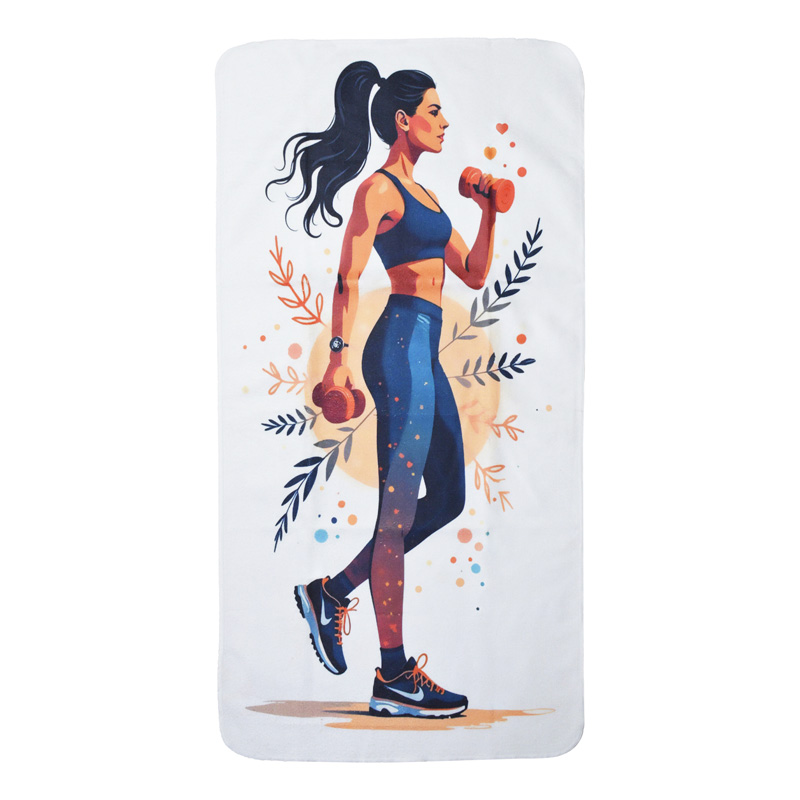 حوله ورزشی مدل Work out-404H1126 ابعاد 100 در 50 سانتی متر