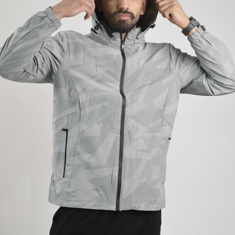 سویشرت بادگیر اسپرت نایک مدل 83759 طوسی (2)