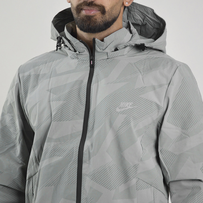 سویشرت بادگیر اسپرت نایک مدل 83759 طوسی (7)