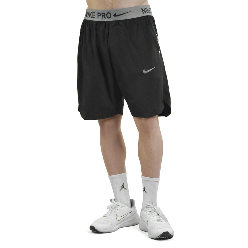 شلوارک ورزشی مردانه نایک مدل DS-Pro-3B247 مشکی طوسی