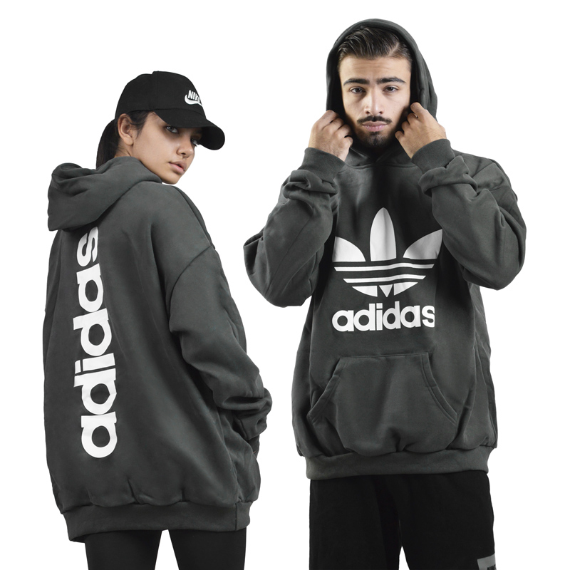 هودی اسپرت آدیداس مدل 4G0758 طوسی تیره